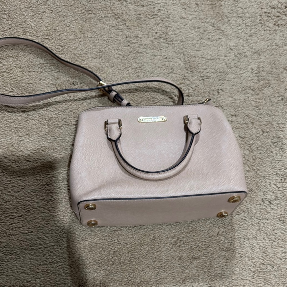 Michael Kors Cream Satchel Bag